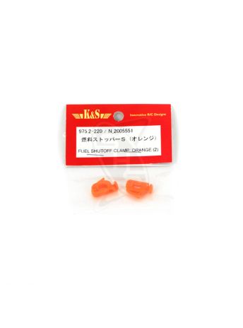 K&S Fuel Shut-Off Clamp - Orange