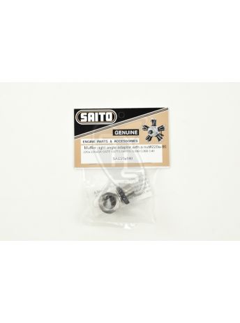 SAITO 220a-140 Muffler Right Angle Adaptor
