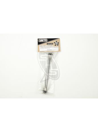 SAITO 220a-143 Flexible Exhaust Pipe with 2 Nuts