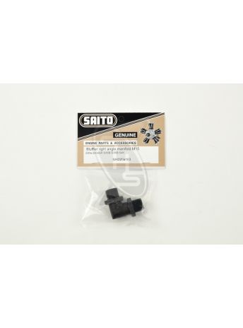 SAITO 220a-163 Muffler Right Angle Manifold M15