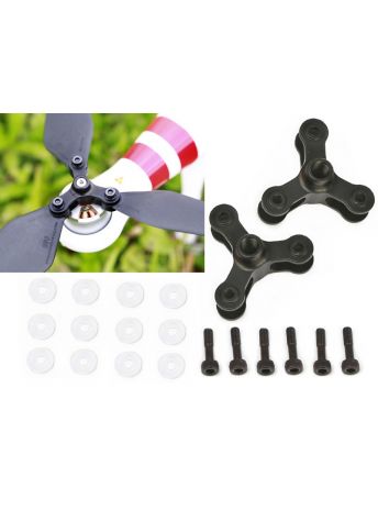 Singahobby 3-Blade Foldable Propeller CW Holder - Black