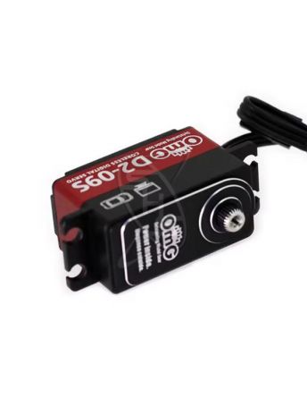 OMG 9KG Low Profile, Full Metal Coreless Digital Servo - Red