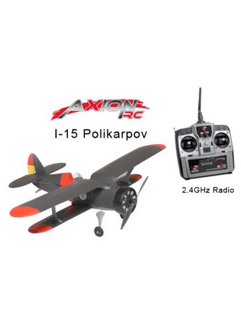 AxionRC I-15 Polikarpov RTF with Radio (Lowest actual shipping cost would be advised separately)