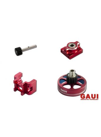 Gaui 313109 NX4 20T Upgrade Kit (Red Anodized)
