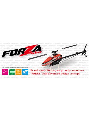 JR Forza 450 Flybarless Helicopter with Motor, ESC & Servos (Assembly Kit)