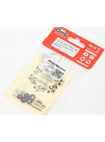 M3 ALUMINUM FLAT WASHER - BLACK