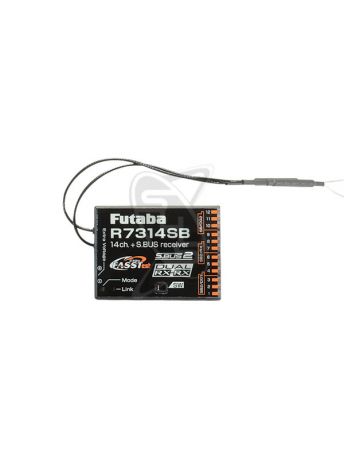 R7314SB 14CH FASSTEST RECEIVER, DUAL RX LINK                