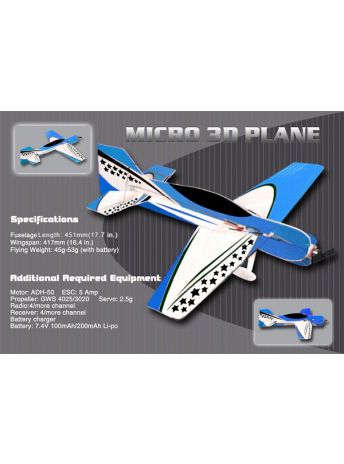 Singahobby Sakura EPP Micro 3D Plane