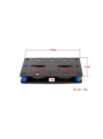 Singahobby Camera Plate with Blue 50° Dampers