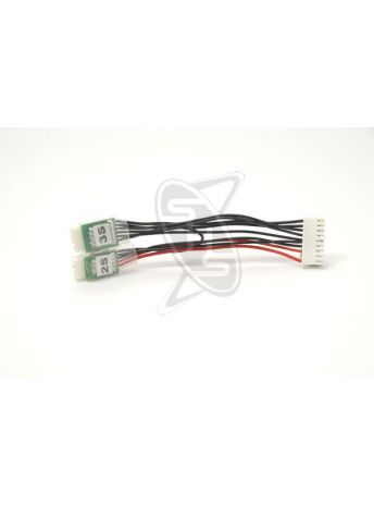 SHS Dual Charging Cable for Tahmazo T6B Lithium Balancer - 3S & 2S