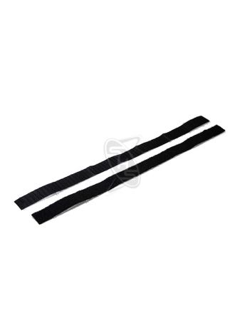 Velcro 50cm x 1" Black - Bulk Pack