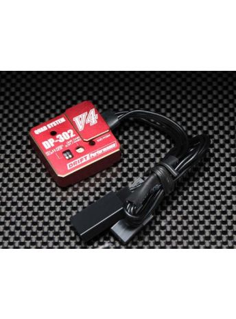 YOKOMO DPP-302V4RB DRIFT PERFORMANCE STEERING GYRO WITH END POINT ADJUSTMENT FOR 2/3CH (RED)