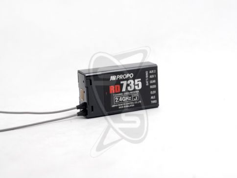 JR RD735 DSMJ 7-Channel 2.4GHz Receiver | Singapore Hobby
