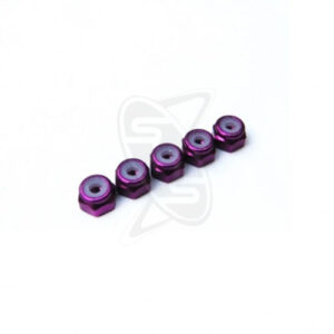 HIRO SEIKO 2mm Alloy Nylon Wheel Nut (Purple)