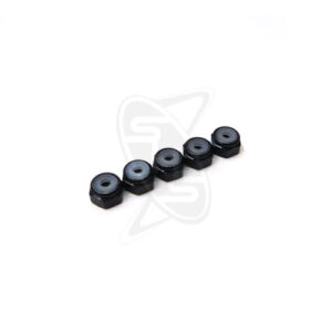 HIRO SEIKO 2mm Alloy Nylon Wheel Nut (Black)