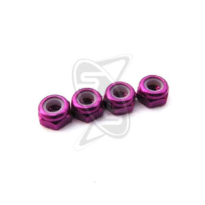HIRO SEIKO 3mm Alloy Nylon Wheel Nut – S (Purple)