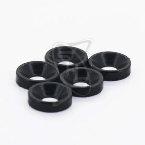 OMG M3 Aluminum Flat Washer - Black