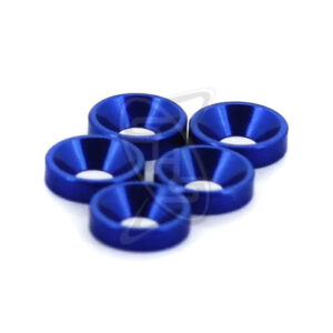 OMG M3 Aluminum Flat Washer – Dark Blue