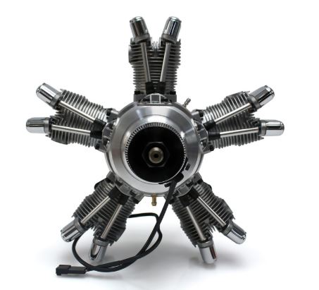 SAITO FG-73R5 73cc 5-Cylinder 4-Stroke Gas Radial Engine - Image 3