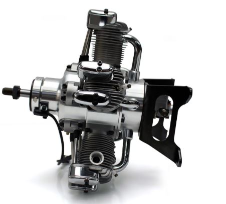 SAITO FG-73R5 73cc 5-Cylinder 4-Stroke Gas Radial Engine - Image 4