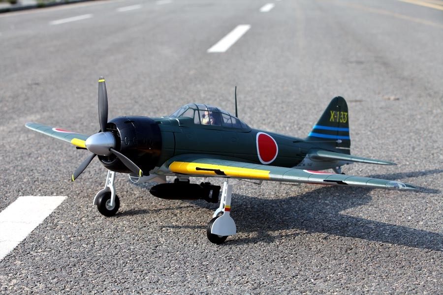 FMS 1400MM (55.1") A6M Zero Green PNP - Image 4