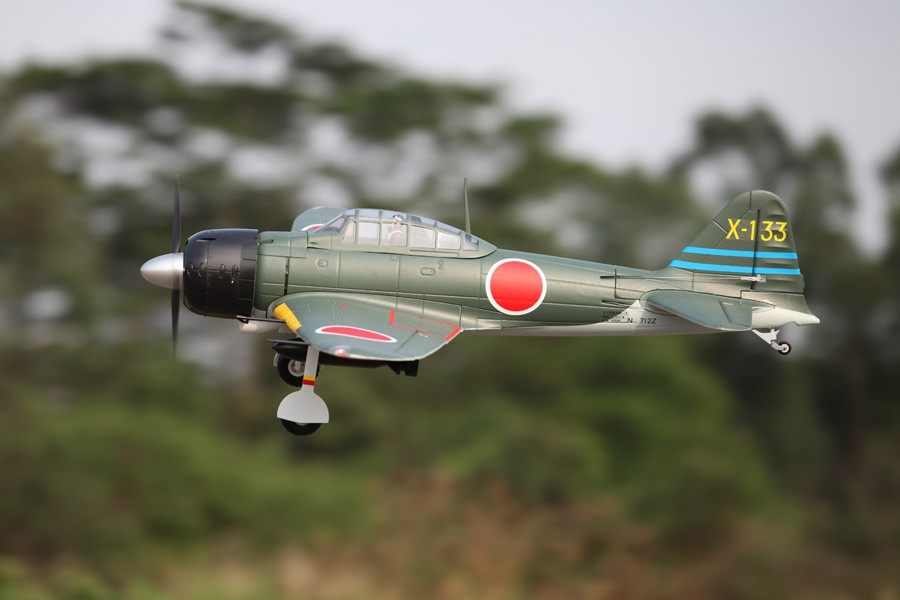 FMS 1400MM (55.1") A6M Zero Green PNP - Image 7