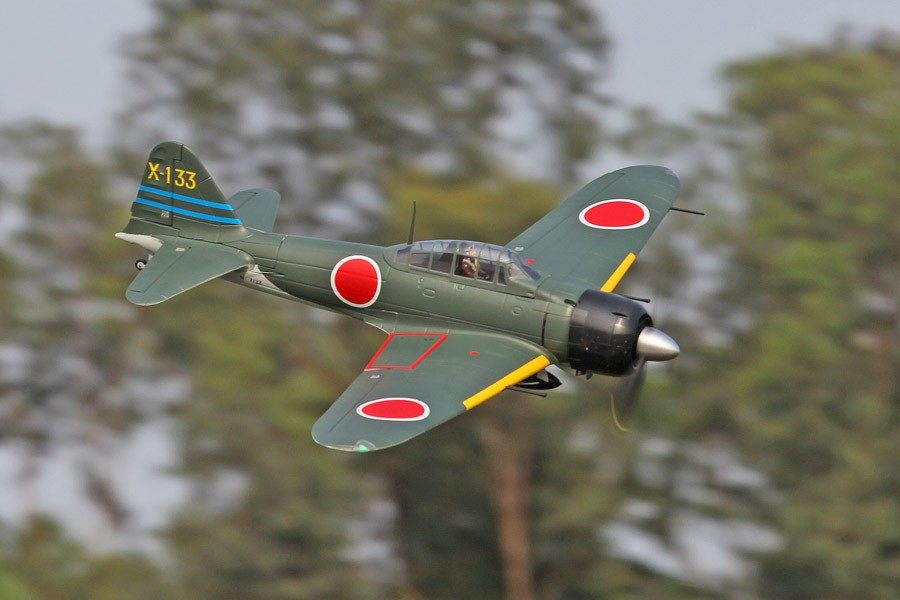 FMS 1400MM (55.1") A6M Zero Green PNP - Image 10