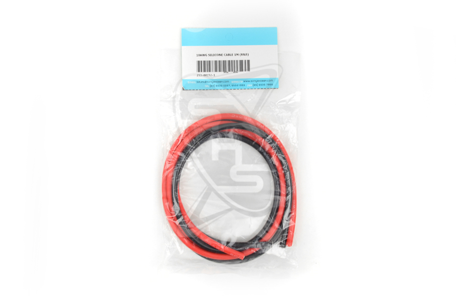 SIGLO 10AWG Silicone Cable 1M (Red and Black)