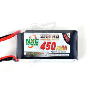 NXE 3-Cells 450mAh 40C LiPo-XT60