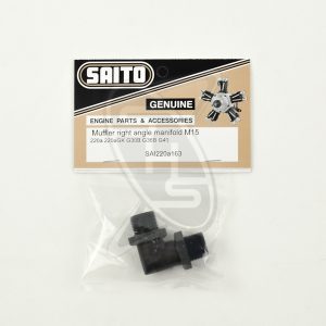 SAITO 220a-163 Muffler Right Angle Manifold M15