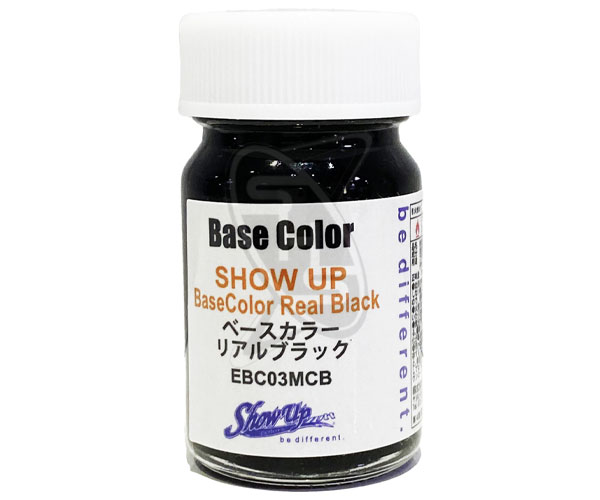 SHOW UP Base Color - Real Black - Micro Bottle (EBC03MCB)
