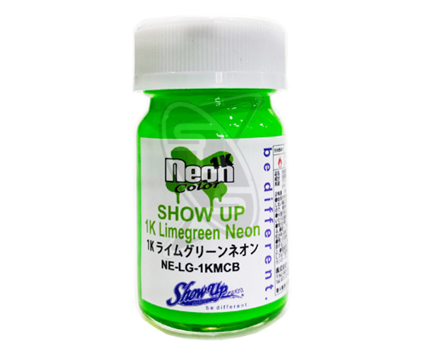 SHOW UP 1K Neon Color Lime Green Neon Micro Bottle (NE-LG-1KMCB)