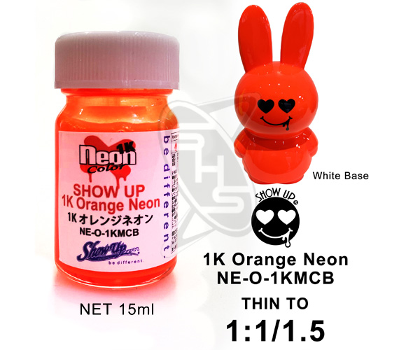 SHOW UP 1K Neon Color Orange Neon Micro Bottle (NE-O-1KMCB) - Image 3