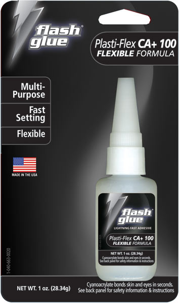 Flash Glue Plasti-Flex CA+ 100 (1 oz)