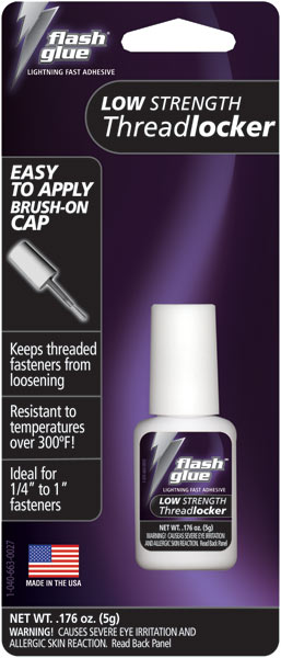 Flash Glue Purple Low Strength Threadlocker (5g)