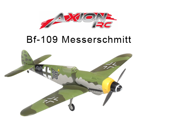 AxionRC Bf-109 Messerschmitt RTF (Link & Fly)