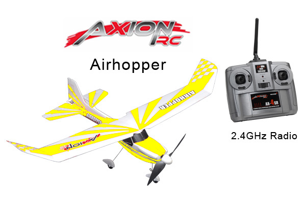 AxionRC Airhopper RTF with 2.4GHz 4-Channel Radio (Yellow) (Lowest actual shipping cost would be advised separately)