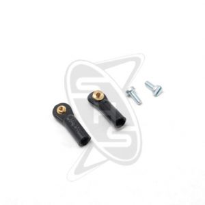 Singahobby Ball Links Ø3mm M2/M1.6 Short (2 pcs)