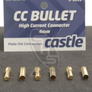 Castle Creations 4mm Bullet Connectors (3 pairs)