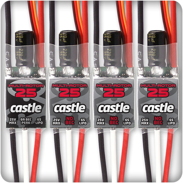 Castle Creations QuadPack 25 ESCs