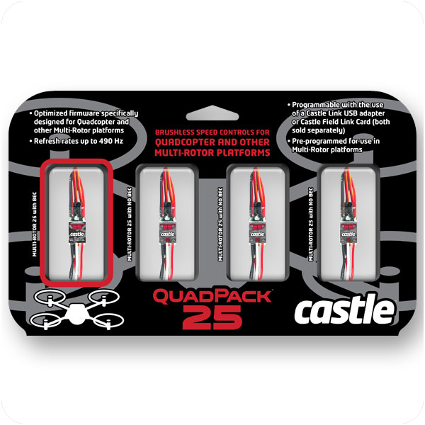 Castle Creations QuadPack 25 ESCs - Image 3