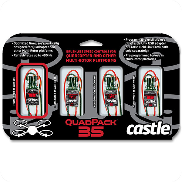 Castle Creations QuadPack 35 ESCs - Image 3