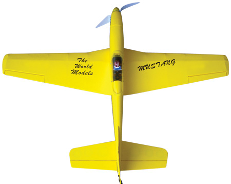 World Models P-51 Mustang EP (Yellow)