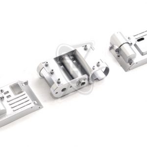 Hirobo 0301-044 SR Main Frame Silver (XRB)