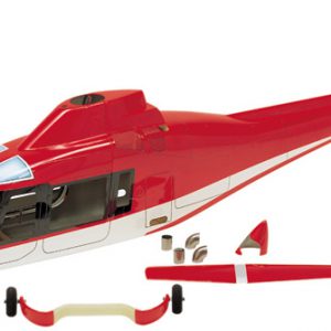 Hirobo 0403-924 50 Agusta A109 Body (Red)