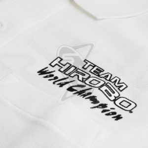 Hirobo 2515-139 Polo Shirt - White (Size: M)