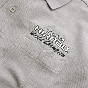 Hirobo 2515-143 Polo Shirt - Grey (Size: L)