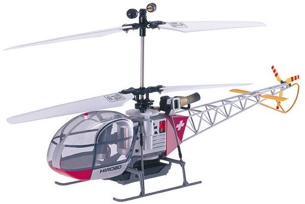Hirobo 0301-908 XRB-SR Lama Electric Helicopter Silver (40 MHz