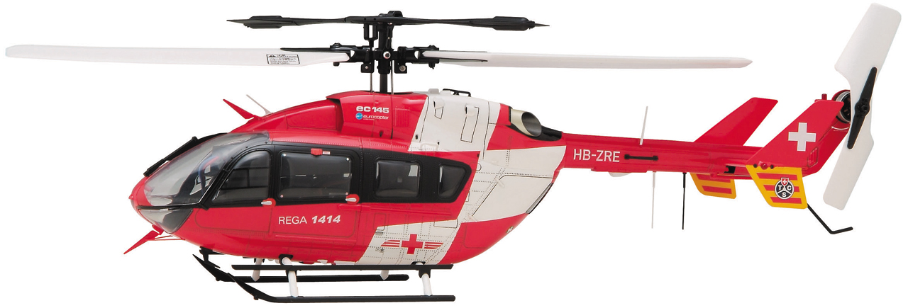 Hirobo 0312-981 SRB EC145 REGA / Switzerland (Painted Body Set Only)