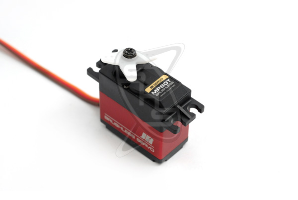 JR MP80T Brushless Metal Gear Servo With Heat Sink Case